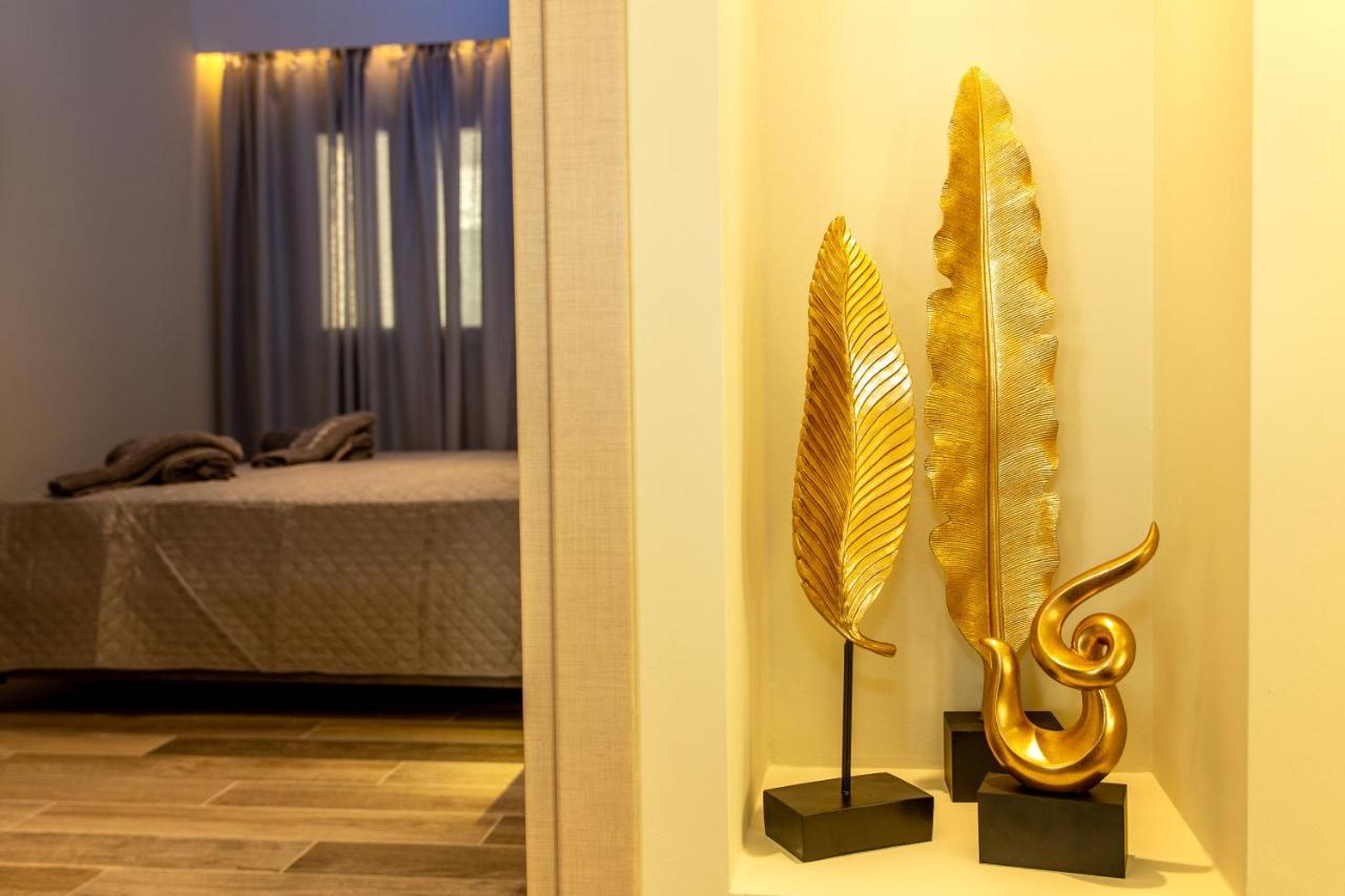 Black Rocks Family, Luxury Seafront Beach Maisonette Ájos Górdios Eksteriør bilde